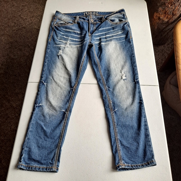 Rue 21 Capri Jeans size 7/8 - Picture 2 of 7
